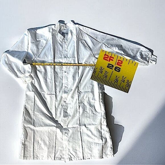 Presidential Cleanroom Services l Frock, Overcoat l Knit Cuffs l Unisex 2XL New - Picture 6 of 10